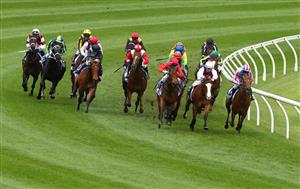 MELBOURNE, AUSTRALIA - OCTOBER 24: A general view of race two the Ingliss Banner during Melbourne Racing Cox Plate Day at Moonee Valley Racecourse on October 24, 2020 in Melbourne, Australia. (Photo by Robert Cianflone/Getty Images)