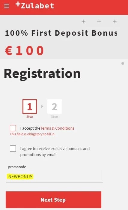 zulabet promocode NEWBONUS