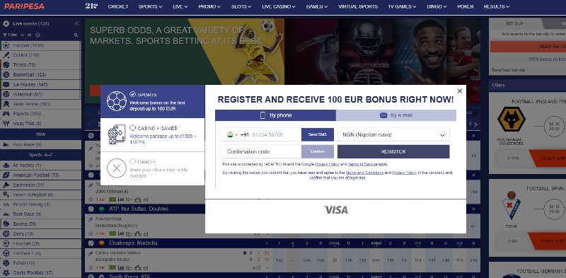 PariPesa Promo Code NEWBONUS