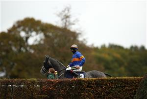 WETHERBY, ENGLAND - OCTOBER 30: Jockey Sam Twiston-Davies riding Clondaw Storm before the bet365 Novices' Handicap Hurdle at Wetherby Racecourse on October 30, 2020 in Wetherby, England. (Photo by Tim Goode - Pool/Getty Images)