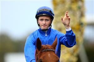 SYDNEY, AUSTRALIA - OCTOBER 31: Tom Sherry on Segalas returns to scale after winning race 3 the Tresemme Handicap during Sydney Racing at Rosehill Gardens on October 31, 2020 in Sydney, Australia. (Photo by Jason McCawley/Getty Images for the Australian Turf Club)