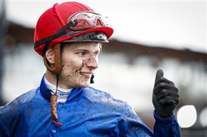 SYDNEY, AUSTRALIA - OCTOBER 31: Koby Jennings on Collette returns to scale after winning race 8 the Iron Jack Golden Eagle during Sydney Racing at Rosehill Gardens on October 31, 2020 in Sydney, Australia. (Photo by Hanna Lassen/Getty Images for Australian Turf Club)