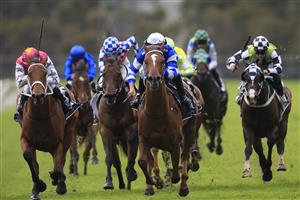 SYDNEY, AUSTRALIA - OCTOBER 31: Jason Collett on Gytrash
wins race 7 the Yes Yes Yes Stakes during Sydney Racing at Rosehill Gardens on October 31, 2020 in Sydney, Australia. (Photo by Mark Evans/Getty Images)