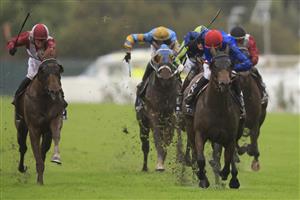 SYDNEY, AUSTRALIA - OCTOBER 31: Koby Jennings on Collette wins race 8 the Iron Jack Golden Eagle during Sydney Racing at Rosehill Gardens on October 31, 2020 in Sydney, Australia. (Photo by Mark Evans/Getty Images)