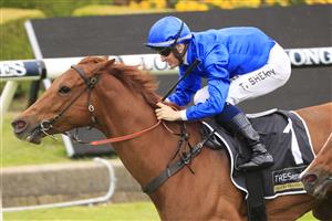 SYDNEY, AUSTRALIA - OCTOBER 31: Tom Sherry on Segalas wins race 3 the Tresemme Handicap during Sydney Racing at Rosehill Gardens on October 31, 2020 in Sydney, Australia. (Photo by Mark Evans/Getty Images)