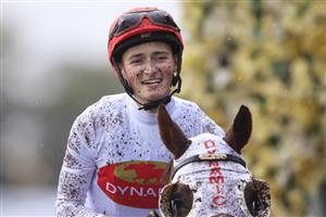 SYDNEY, AUSTRALIA - OCTOBER 31: Tom Sherry on Elaborate returns to scale after winning race 9 during Sydney Racing at Rosehill Gardens on October 31, 2020 in Sydney, Australia. (Photo by Mark Evans/Getty Images)