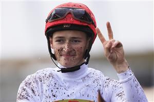 SYDNEY, AUSTRALIA - OCTOBER 31: Tom Sherry on Elaborate returns to scale after winning race 9 during Sydney Racing at Rosehill Gardens on October 31, 2020 in Sydney, Australia. (Photo by Mark Evans/Getty Images)