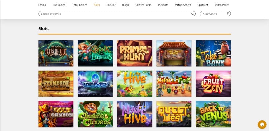 ZevCasino Online Slots