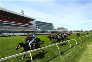 MELBOURNE, AUSTRALIA - NOVEMBER 03: Jye McNeil riding #6 Twilight Payment wins race 7, the Lexus Melbourne Cup during 2020 Lexus Melbourne Cup Day at Flemington Racecourse on November 03, 2020 in Melbourne, Australia. (Photo by Robert Cianflone/Getty Images for the VRC)