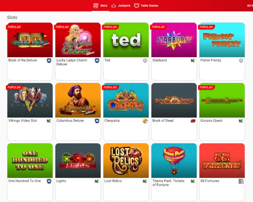 Gentingbet Casino Games