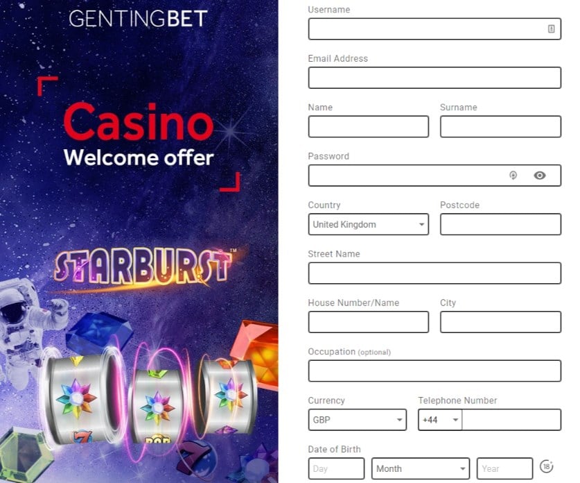 Gentingbet Registration