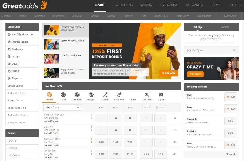Greatodds betting