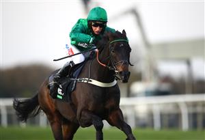 WINCANTON, ENGLAND - NOVEMBER 07: Daryl Jacob on board Sceau Royal on their way to victory during the Unibet Elite Hurdle at Wincanton Racecourse on November 7, 2020 in Wincanton, England. (Photo by Michael Steele/Getty Images)