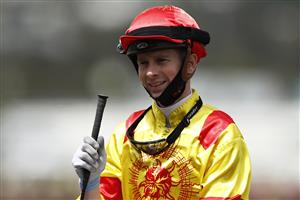 MELBOURNE, AUSTRALIA - NOVEMBER 07: Jye McNeil riding #7 Power Scheme returns to scale after winning race 4, the Nova100 Trophy during 2020 Seppelt Wines Stakes Day at Flemington Racecourse on November 07, 2020 in Melbourne, Australia. (Photo by Daniel Pockett/Getty Images for the VRC)