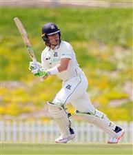 Pucovski bats during day two of the Sheffield Shield match between Victoria and Western Australia (Getty Images)