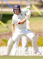 Pucovski bats during day two of the Sheffield Shield match between Victoria and Western Australia (Getty Images)