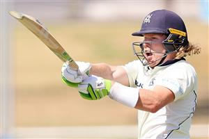 Pucovski bats during day two of the Sheffield Shield match between Victoria and Western Australia (Getty Images)