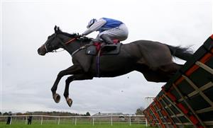 BANGOR, WALES - NOVEMBER 11: The Imposter ridden by Tom Cannon during The Darlands Juvenile Maiden Hurdle at Bangor-on-Dee Racecourse on November 11, 2020 in Bangor, United Kingdom. (Photo by David Davies - Pool/Getty Images)