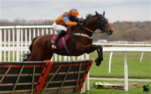 BANGOR, WALES - NOVEMBER 11: Pyramid Place ridden by Mitchell Bastyan wins The Darlands Juvenile Maiden Hurdle at Bangor-on-Dee Racecourse on November 11, 2020 in Bangor, United Kingdom. (Photo by David Davies - Pool/Getty Images)