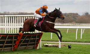BANGOR, WALES - NOVEMBER 11: Pyramid Place ridden by Mitchell Bastyan wins The Darlands Juvenile Maiden Hurdle at Bangor-on-Dee Racecourse on November 11, 2020 in Bangor, United Kingdom. (Photo by David Davies - Pool/Getty Images)