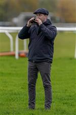 TAUNTON, ENGLAND - NOVEMBER 12: Trainer Olly Murphy poses at Taunton Racecourse on November 12, 2020 in Taunton, England. Owners are allowed to attend if they have a runner at the meeting otherwise racing remains behind closed doors to the public due to the Coronavirus pandemic. (Photo by Alan Crowhurst/Getty Images)