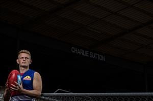MELBOURNE, AUSTRALIA - NOVEMBER 13: Adam Treloar poses during a Western Bulldogs AFL media opportunity at Whitten Oval on November 13, 2020 in Melbourne, Australia. (Photo by Darrian Traynor/Getty Images)
