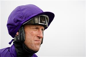 CHELTENHAM, ENGLAND - NOVEMBER 14: Robbie Power poses at Cheltenham Racecourse on November 14, 2020 in Cheltenham, England. Owners are allowed to attend if they have a runner at the meeting otherwise racing remains behind closed doors to the public due to the Coronavirus pandemic. (Photo by Alan Crowhurst/Getty Images)