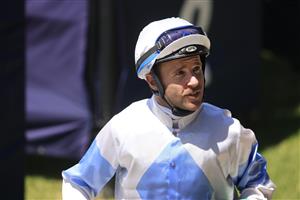 NEWCASTLE, AUSTRALIA - NOVEMBER 14: Tommy Berry on King's Trust wins Race 2 the TAB Highway Handicap at Newcastle Racecourse on November 14, 2020. (Photo by Getty Images)