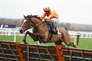 ASCOT, ENGLAND - NOVEMBER 20: Sean Bowen riding Metier clear the last to win The Play The Coral 'Racing Super Series' 'Introductory' Hurdle at Ascot Racecourse on November 20, 2020 in Ascot, England. Owners are allowed to attend if they have a runner at the meeting otherwise racing remains behind closed doors to the public due to the Coronavirus pandemic. (Photo by Alan Crowhurst/Getty Images)