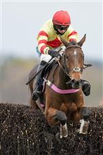 ASCOT, ENGLAND - NOVEMBER 21: Richard Patrick riding Demachine (yellow/red) clear the last to win The Play The Coral 'Racing Super Series' Novices' Limited Handicap Chase at Ascot Racecourse on November 21, 2020 in Ascot, England. Owners are allowed to attend if they have a runner at the meeting otherwise racing remains behind closed doors to the public due to the Coronavirus pandemic. (Photo by Alan Crowhurst/Getty Images)