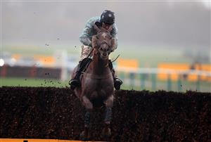 MANCHESTER, ENGLAND - NOVEMBER 21: Commanche Red ridden by Jockey Paddy Brennan during the Back And Lay On Betfair Exchange Graduation Chase at Haydock Park, Merseyside on November 21, 2020 in Manchester, England. (Photo by Mike Egerton - Pool/Getty Images)