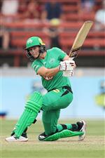 SYDNEY, AUSTRALIA - NOVEMBER 22: Meg Lanning of the Stars bats during the Women's Big Bash League WBBL match between the Melbourne Stars and the Sydney Sixers at North Sydney Oval, on November 22, 2020, in Sydney, Australia. (Photo by Cameron Spencer/Getty Images)
