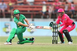 SYDNEY, AUSTRALIA - NOVEMBER 22: Meg Lanning of the Stars bats during the Women's Big Bash League WBBL match between the Melbourne Stars and the Sydney Sixers at North Sydney Oval, on November 22, 2020, in Sydney, Australia. (Photo by Cameron Spencer/Getty Images)