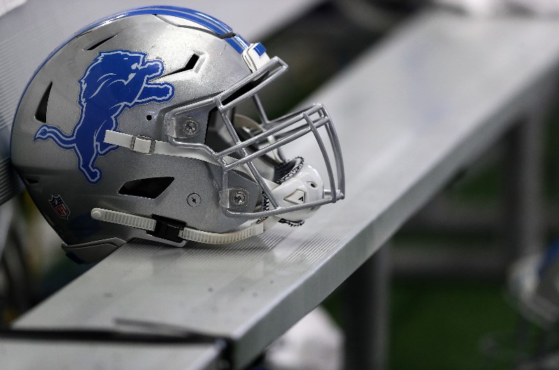 detroit lions helmet