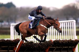 WETHERBY, UNITED KINGDOM - NOVEMBER 25: Sometimes Always ridden by jockey Charlie Todd clears a fence on the way to winning the Visit injuredjockeys.co.uk For Christmas Cards Conditional Jockeys' Handicap Hurdle at Wetherby Racecourse on November 25, 2020 in Wetherby, England. (Photo by Mike Egerton - Pool/Getty Images)