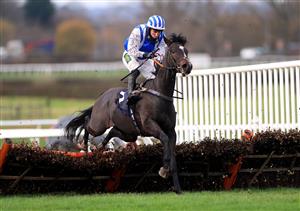 WETHERBY, UNITED KINGDOM - NOVEMBER 25: The Imposter ridden by jockey Danny Cook clear a fence during the wetherbyracing.co.uk Juvenile Maiden Hurdle (Northern Lights Juvenile Series Qualifier) (GBB Race) at Wetherby Racecourse on November 25, 2020 in Wetherby, England. (Photo by Mike Egerton - Pool/Getty Images)