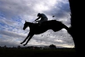 WETHERBY, UNITED KINGDOM - NOVEMBER 25: Born By The Sea ridden by jockey Jack G Gilligan clear a fence on the way to winning the Sixt Car Hire Intermediate Chase at Wetherby Racecourse on November 25, 2020 in Wetherby, England. (Photo by Mike Egerton - Pool/Getty Images)