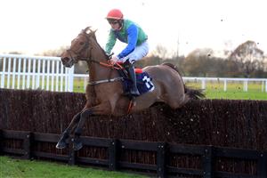 WETHERBY, UNITED KINGDOM - NOVEMBER 25: Born By The Sea ridden by jockey Jack G Gilligan clear a fence on the way to winning the Sixt Car Hire Intermediate Chase at Wetherby Racecourse on November 25, 2020 in Wetherby, England. (Photo by Mike Egerton - Pool/Getty Images)