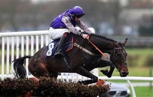 WETHERBY, UNITED KINGDOM - NOVEMBER 25: Devour and jockey Nathan Moscrop clear a fence during the Visit injuredjockeys.co.uk For Christmas Cards Conditional Jockeys' Handicap Hurdle at Wetherby Racecourse on November 25, 2020 in Wetherby, England. (Photo by Mike Egerton - Pool/Getty Images)