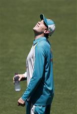 CANBERRA, AUSTRALIA - DECEMBER 01: Cameron Green of Australia looks on during an Australian ODI nets session at Manuka Oval on December 01, 2020 in Canberra, Australia. (Photo by Ryan Pierse/Getty Images)