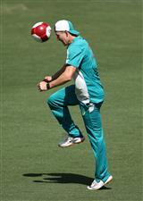 CANBERRA, AUSTRALIA - DECEMBER 01: Marnus Labuschagne of Australia trains during an Australian ODI nets session at Manuka Oval on December 01, 2020 in Canberra, Australia. (Photo by Ryan Pierse/Getty Images)