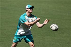 CANBERRA, AUSTRALIA - DECEMBER 01: Steve Smith of Australia trains during an Australian ODI nets session at Manuka Oval on December 01, 2020 in Canberra, Australia. (Photo by Ryan Pierse/Getty Images)