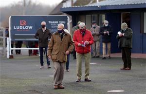 LUDLOW, ENGLAND - DECEMBER 02: Racegoers arrive at Ludlow Racecourse on December 2, 2020 in Ludlow, England. (Photo by David Davies - Pool/Getty Images)