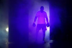 BRISBANE, AUSTRALIA - DECEMBER 03: Justis Huni walks out for his fight against Arsene Fosso in the Australian Heavyweight Title fight at Fortitude Music Hall on December 03, 2020 in Brisbane, Australia. (Photo by Chris Hyde/Getty Images)
