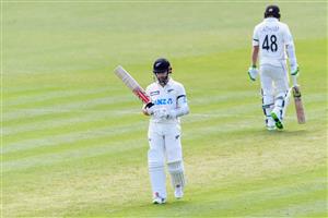HAMILTON, NEW ZEALAND - DECEMBER 03: Kane Williamson of New Zealand looks on during day one of the First Test match in the series between New Zealand and the West Indies at Seddon Park on December 03, 2020 in Hamilton, New Zealand. (Photo by Kai Schwoerer/Getty Images)