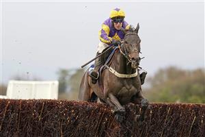 WINCANTON, ENGLAND - DECEMBER 03: Robbie Power riding Darlac clear the last to win The Weatherbys Racing Bank Silver Buck Handicap Chase at Wincanton Racecourse on December 03, 2020 in Wincanton, England. Owners and a limited number of the public are allowed to attend the meeting due to the Coronavirus pandemic. (Photo by Alan Crowhurst/Getty Images)