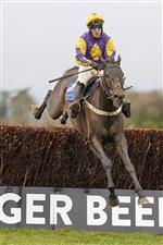 WINCANTON, ENGLAND - DECEMBER 03: Robbie Power riding Darlac clear the last to win The Weatherbys Racing Bank Silver Buck Handicap Chase at Wincanton Racecourse on December 03, 2020 in Wincanton, England. Owners and a limited number of the public are allowed to attend the meeting due to the Coronavirus pandemic. (Photo by Alan Crowhurst/Getty Images)