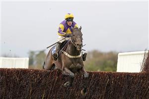 WINCANTON, ENGLAND - DECEMBER 03: Robbie Power riding Darlac clear the last to win The Weatherbys Racing Bank Silver Buck Handicap Chase at Wincanton Racecourse on December 03, 2020 in Wincanton, England. Owners and a limited number of the public are allowed to attend the meeting due to the Coronavirus pandemic. (Photo by Alan Crowhurst/Getty Images)