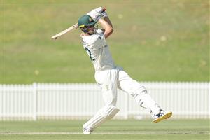 SYDNEY, AUSTRALIA - DECEMBER 07: Cameron Green of Australia A hits a six during day two of the three-day tour match between Australia A and India A at Drummoyne Oval on December 07, 2020 in Sydney, Australia. (Photo by Mark Metcalfe/Getty Images)