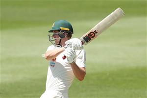 SYDNEY, AUSTRALIA - DECEMBER 07: Cameron Green of Australia A bats during day two of the three-day tour match between Australia A and India A at Drummoyne Oval on December 07, 2020 in Sydney, Australia. (Photo by Mark Metcalfe/Getty Images)